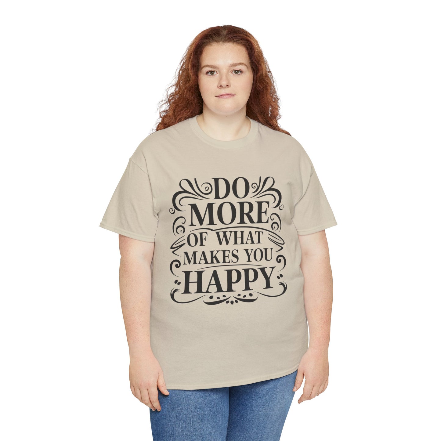 Do More Of What Printed T Shirt with Hearts