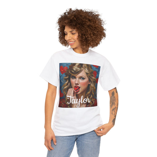 Taylor Swift T Shirt with Hearts