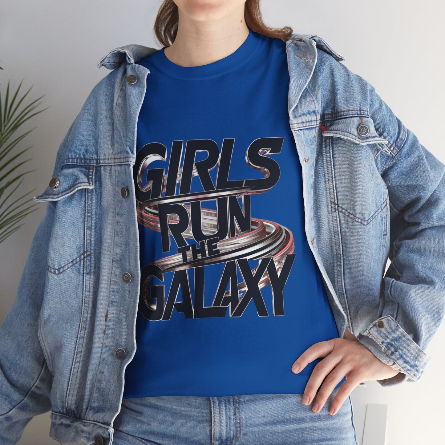 Girl Run The Galaxy T Shirt with Hearts