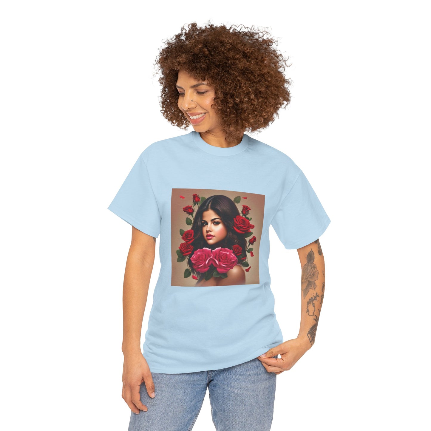 Selena Gomez T Shirt with Hearts