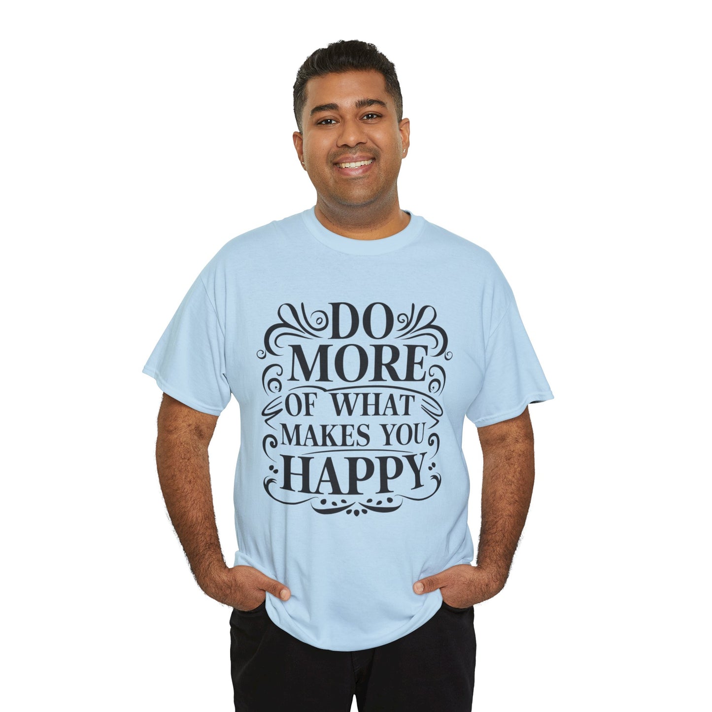 Do More Of What Printed T Shirt with Hearts