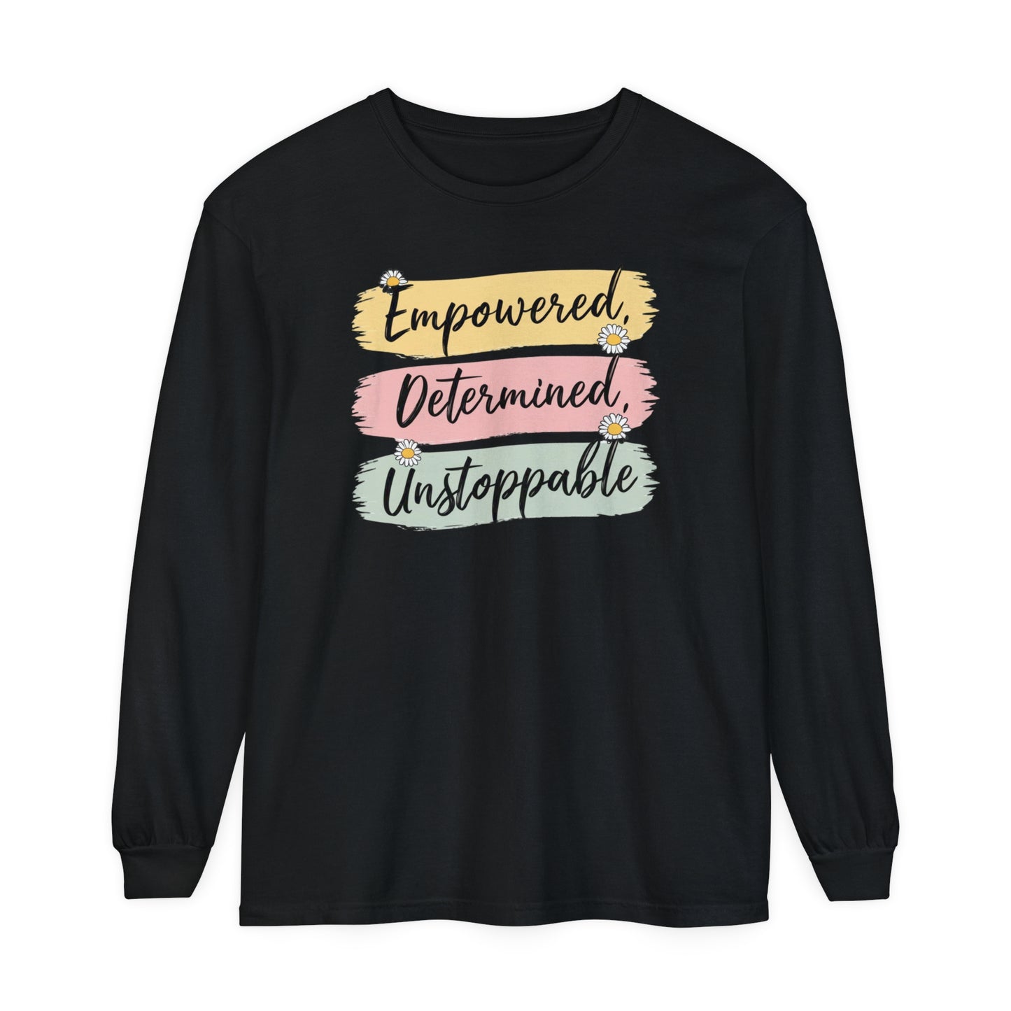 Empowered Women Garment-dyed Long Sleeve T-Shirt