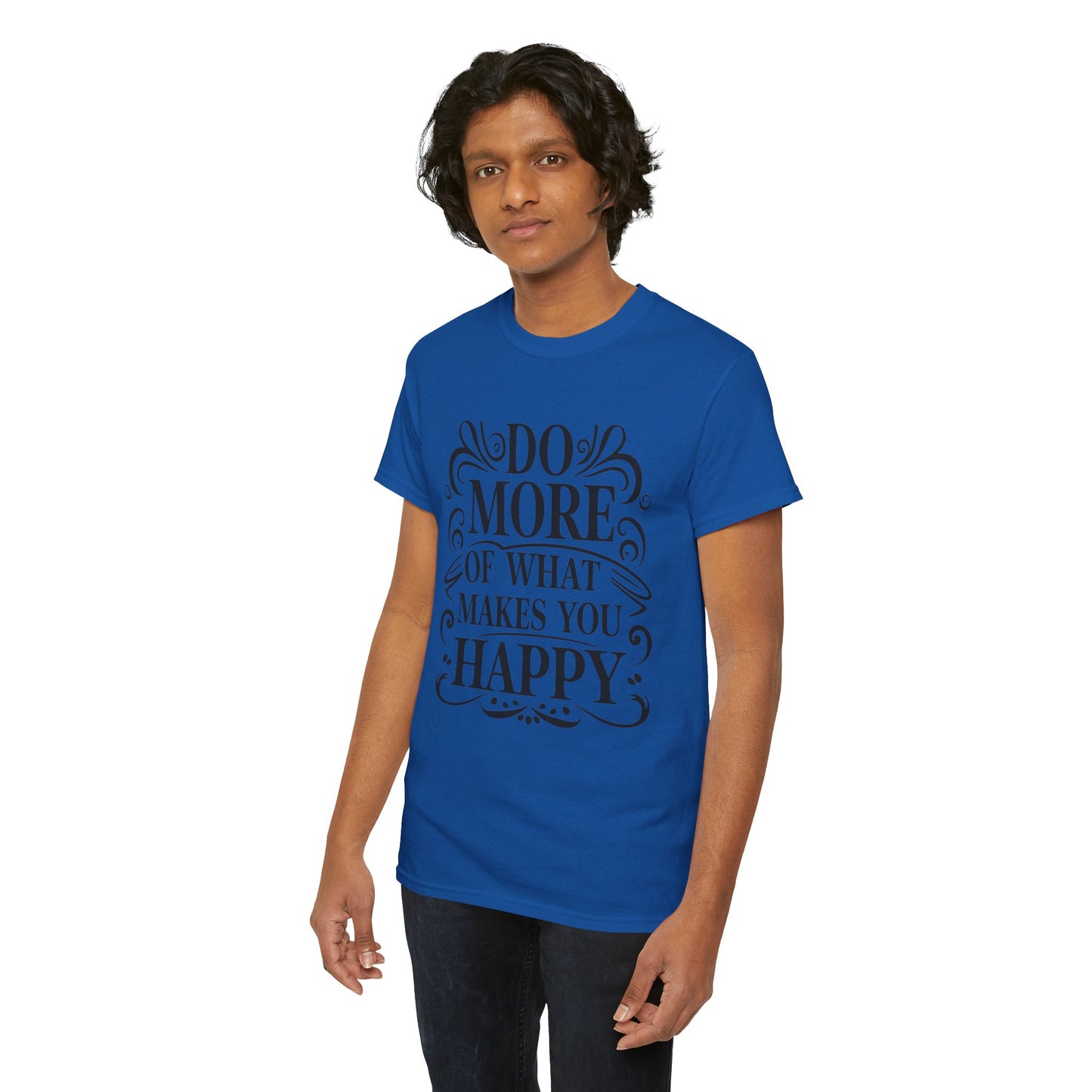 Do More Of What Printed T Shirt with Hearts