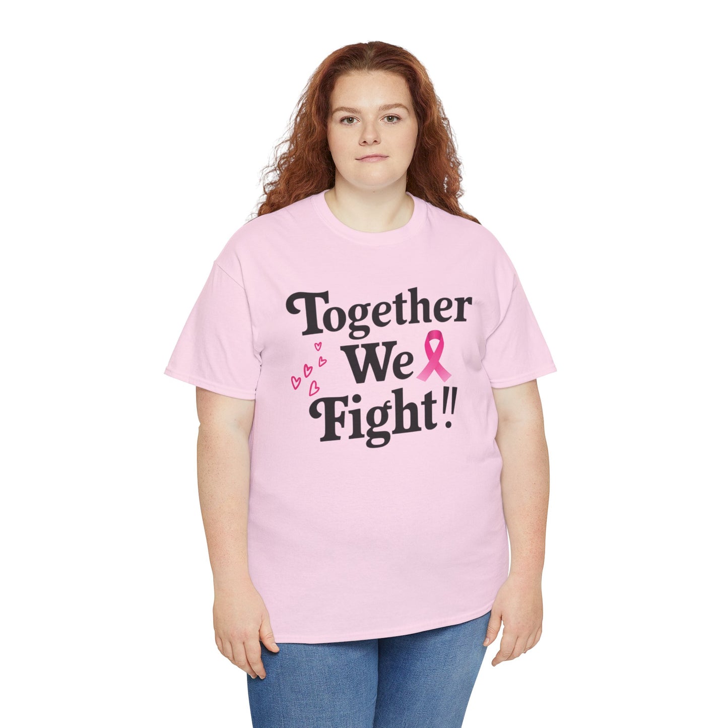 Together We Fight Unisex Heavy Cotton Tee