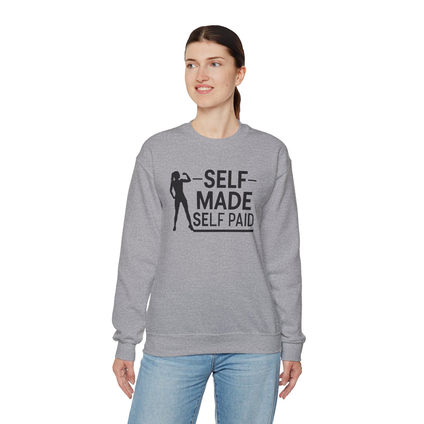 Self Made Self Paid Unisex Heavy Blend™ Crewneck Sweatshirt