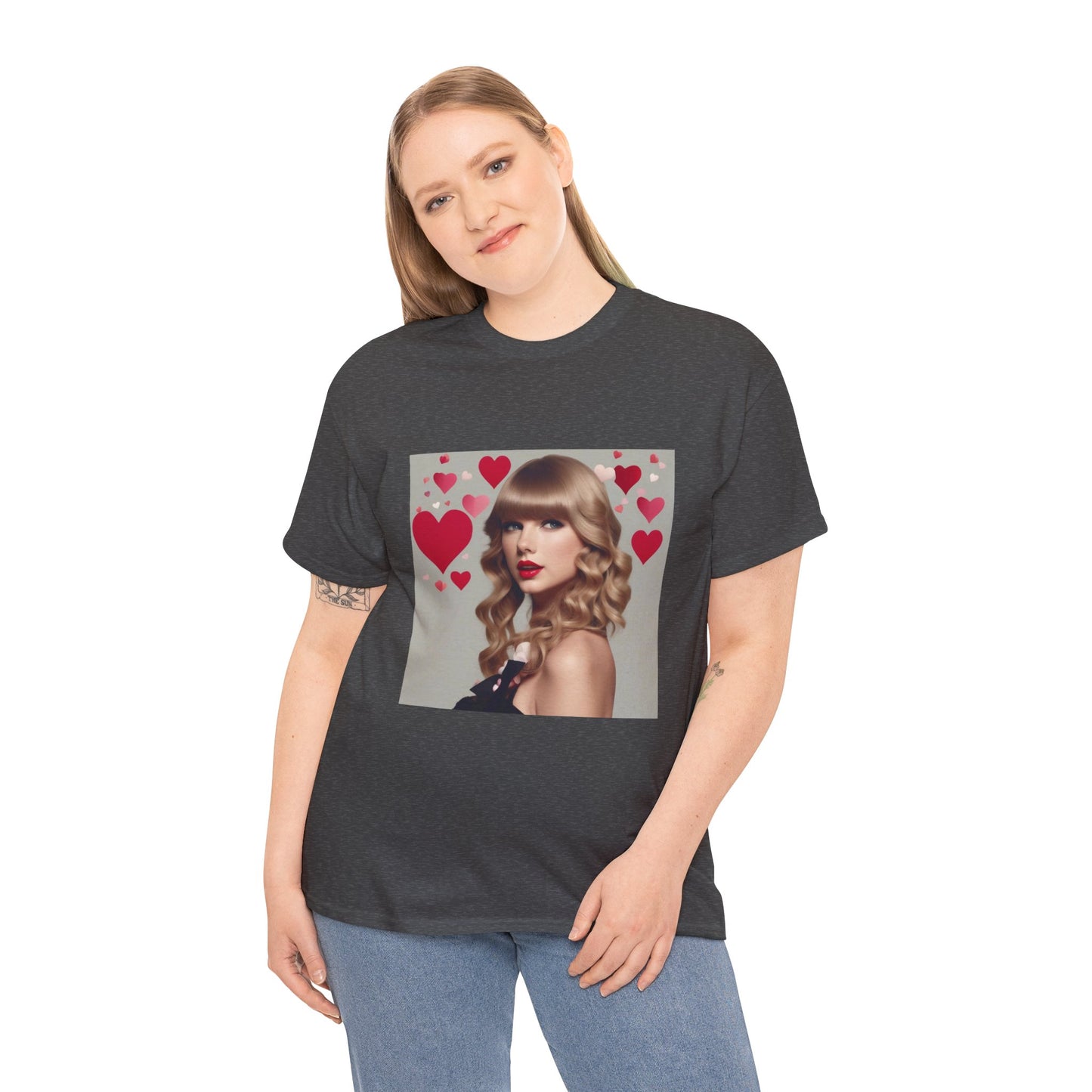 Taylor Swift T Shirt with Hearts