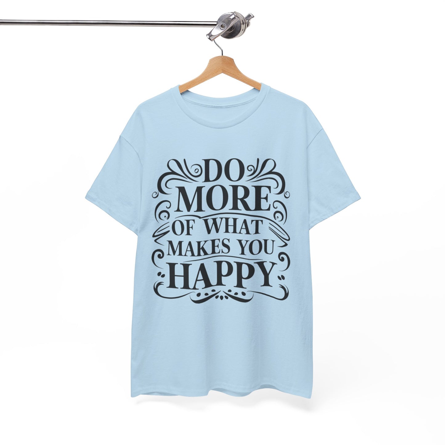 Do More Of What Printed T Shirt with Hearts