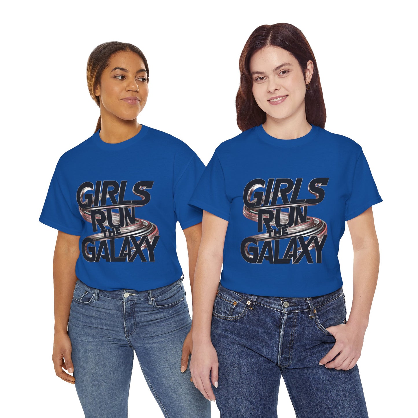 Girl Run The Galaxy T Shirt with Hearts