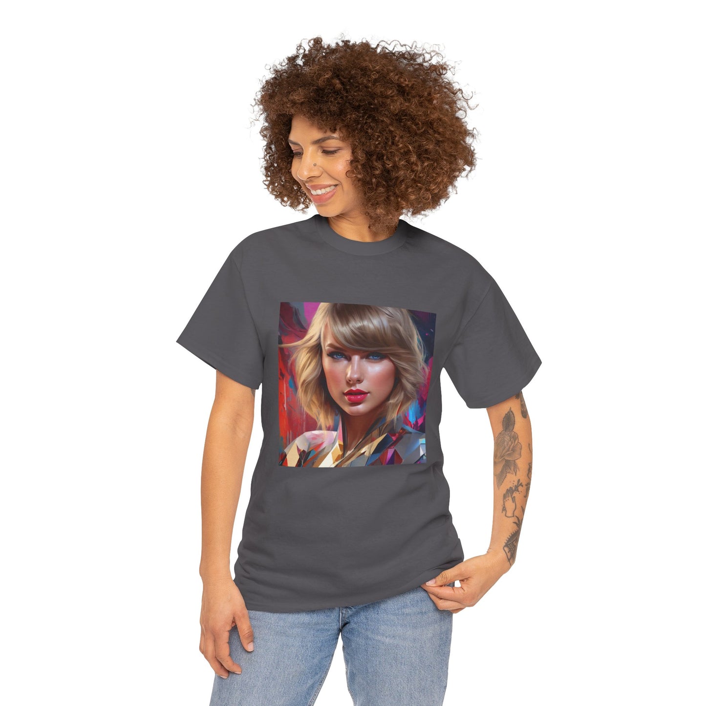 Taylor Swift T Shirt with Hearts