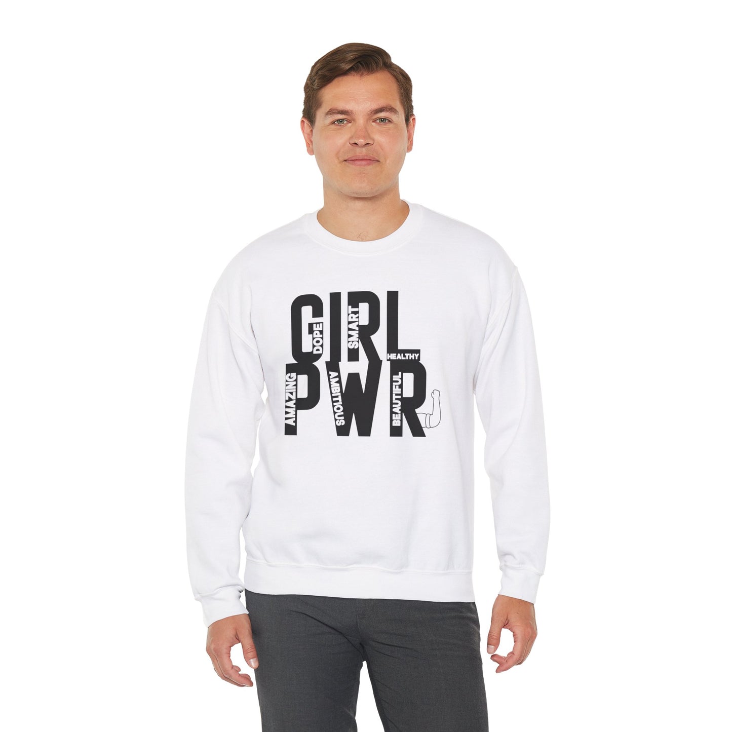 Girl PWR Unisex Heavy Blend™ Crewneck Sweatshirt