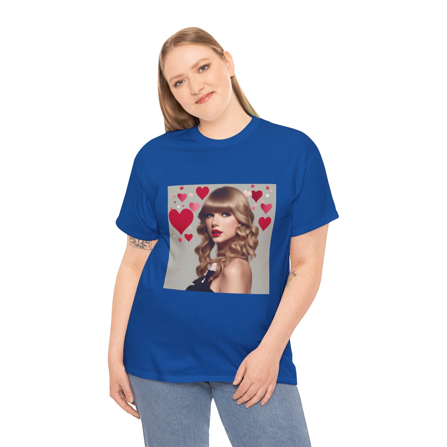 Taylor Swift T Shirt with Hearts