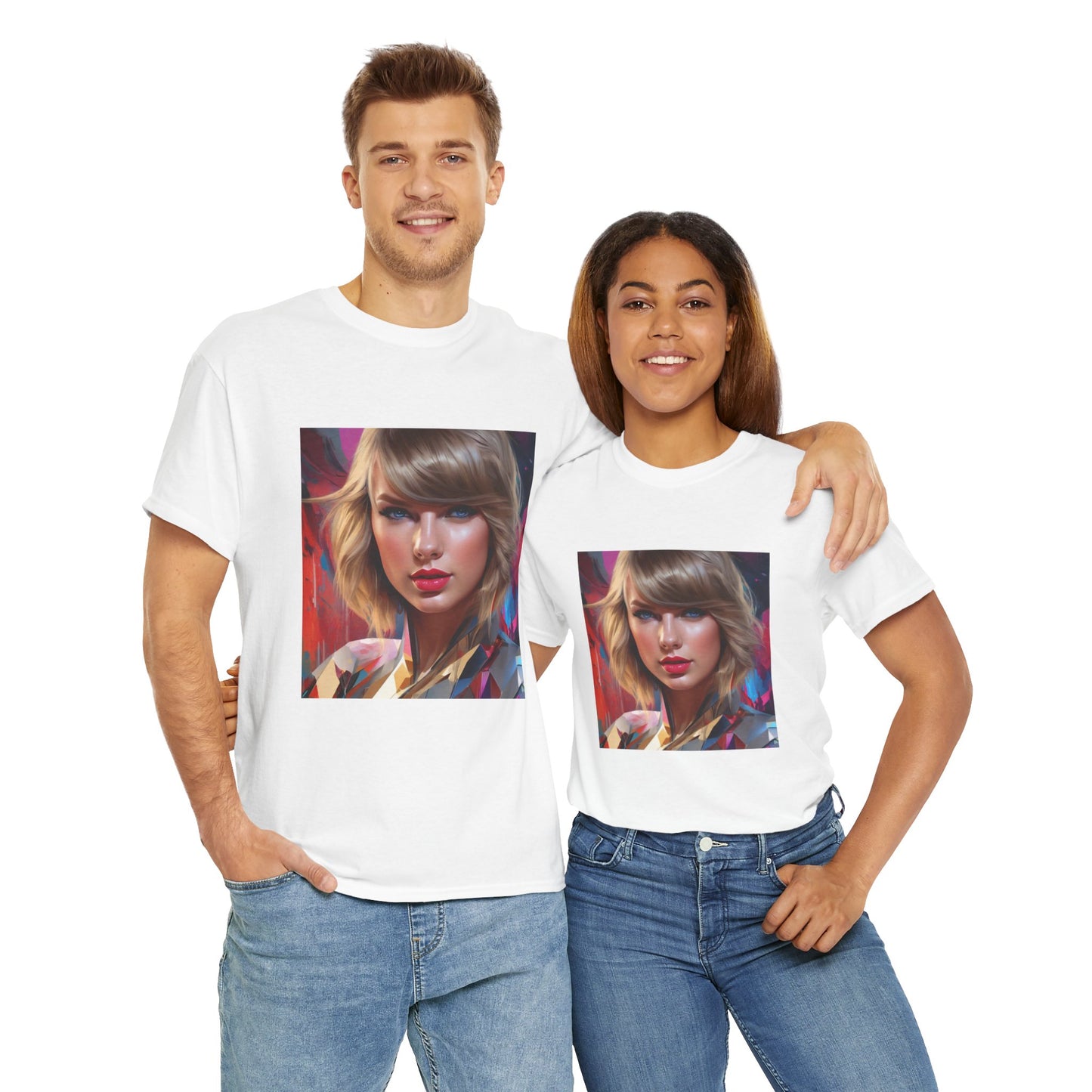 Taylor Swift T Shirt with Hearts
