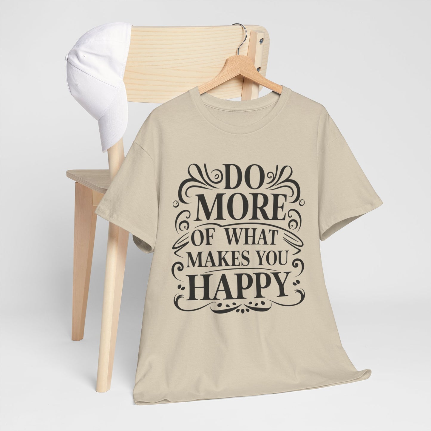 Do More Of What Printed T Shirt with Hearts