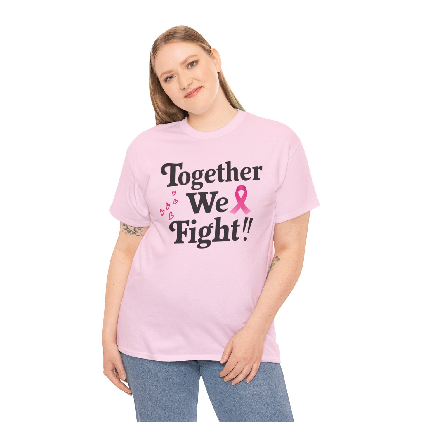 Together We Fight Unisex Heavy Cotton Tee