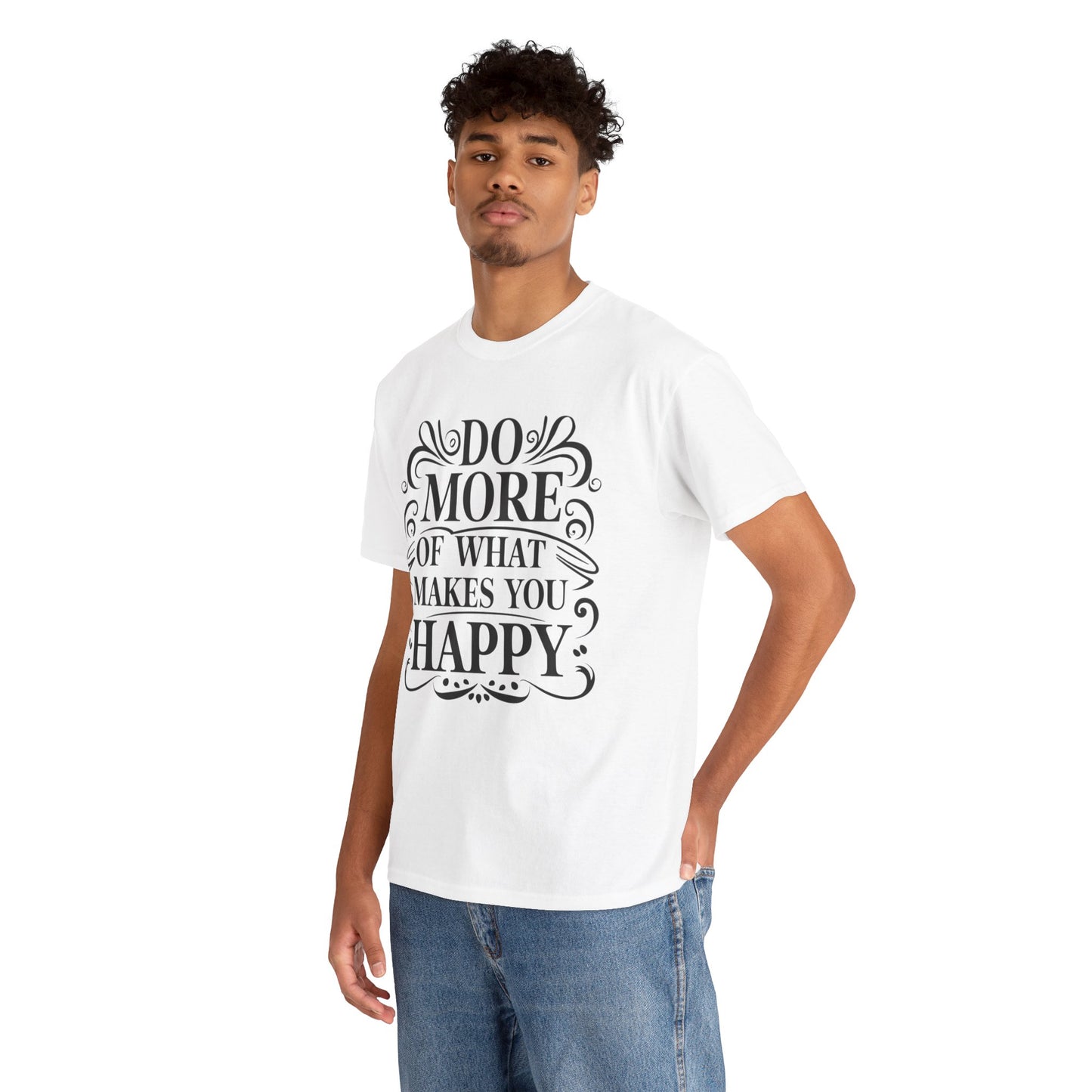 Do More Of What Printed T Shirt with Hearts