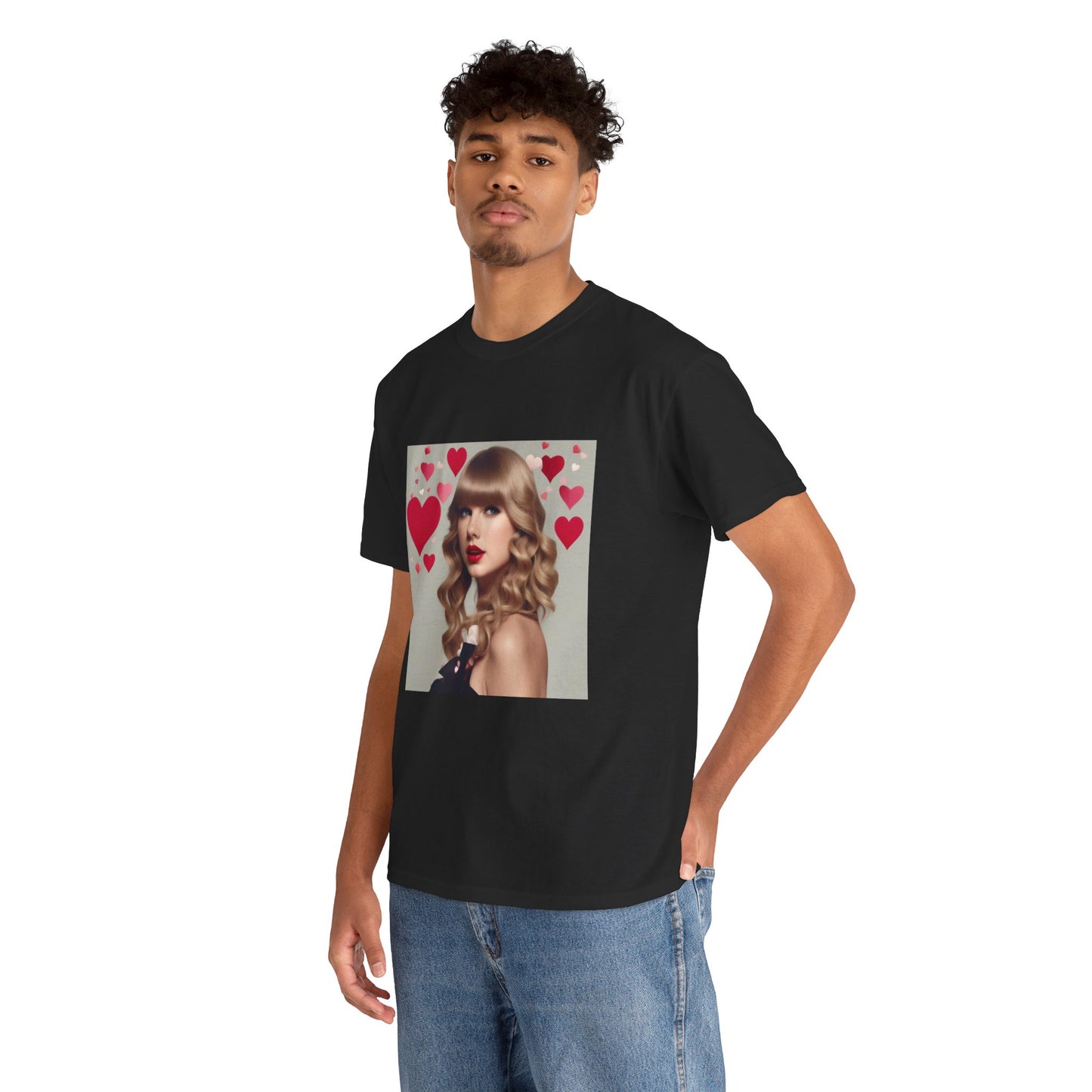 Taylor Swift T Shirt with Hearts