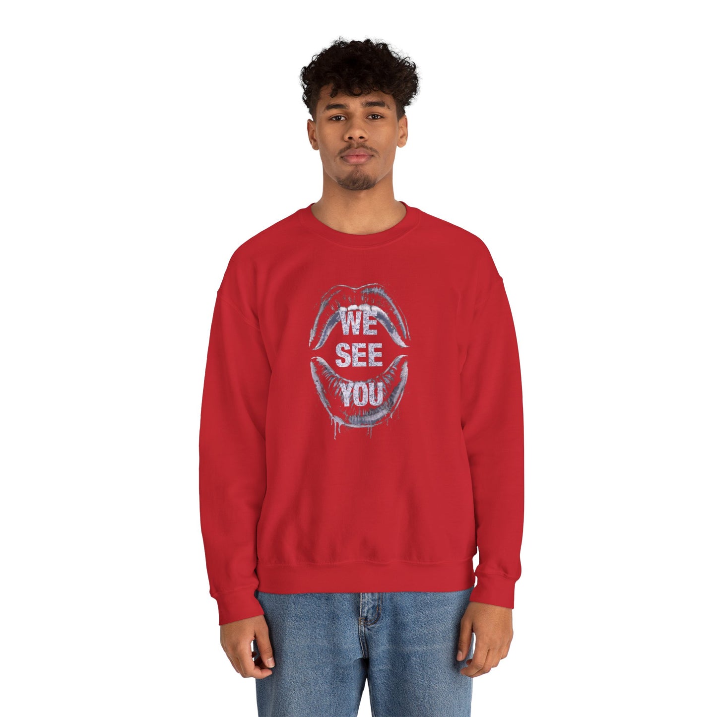 We See You Unisex Heavy Blend™ Crewneck Sweatshirt