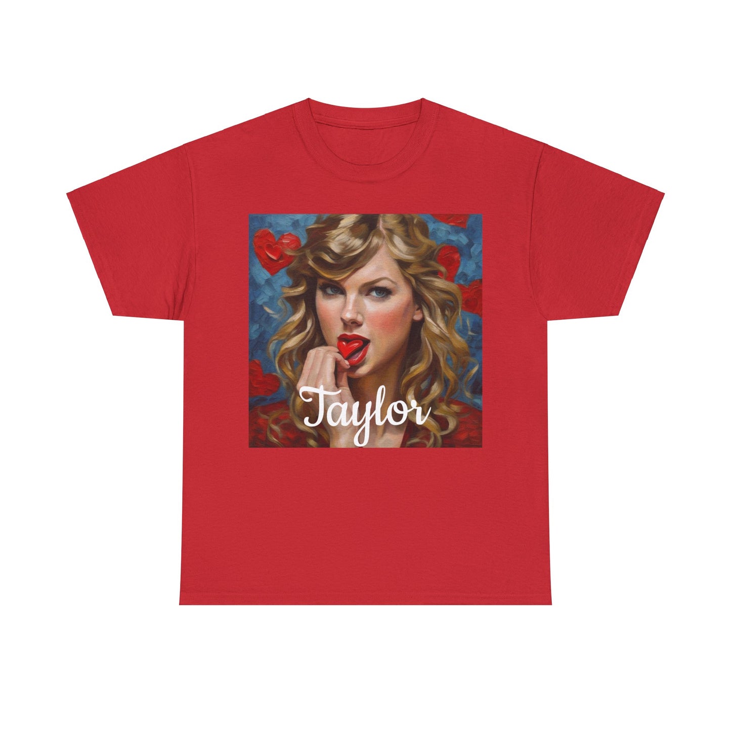 Taylor Swift T Shirt with Hearts