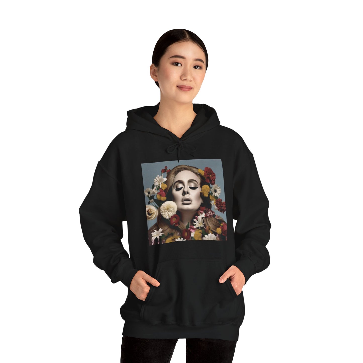 Adele Printed Unisex Heavy Blend™ Hooded Sweatshirt