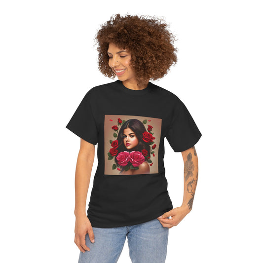 Selena Gomez T Shirt with Hearts