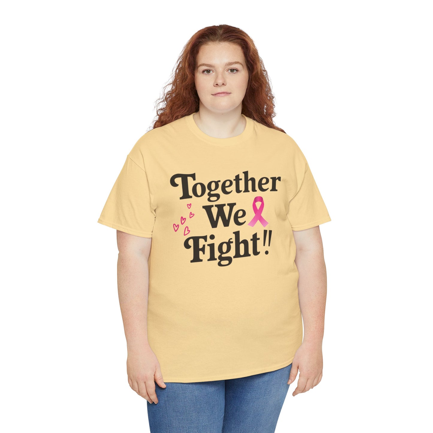 Together We Fight Unisex Heavy Cotton Tee