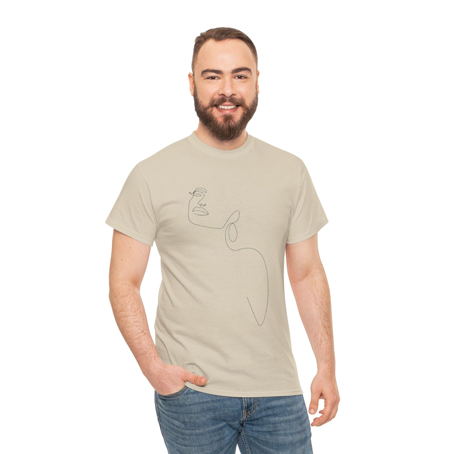 Women Artwork T Shirt with Hearts