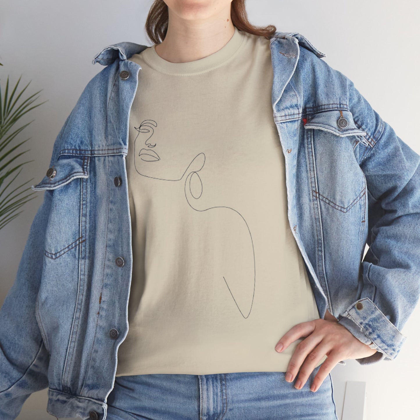 Women Artwork T Shirt with Hearts