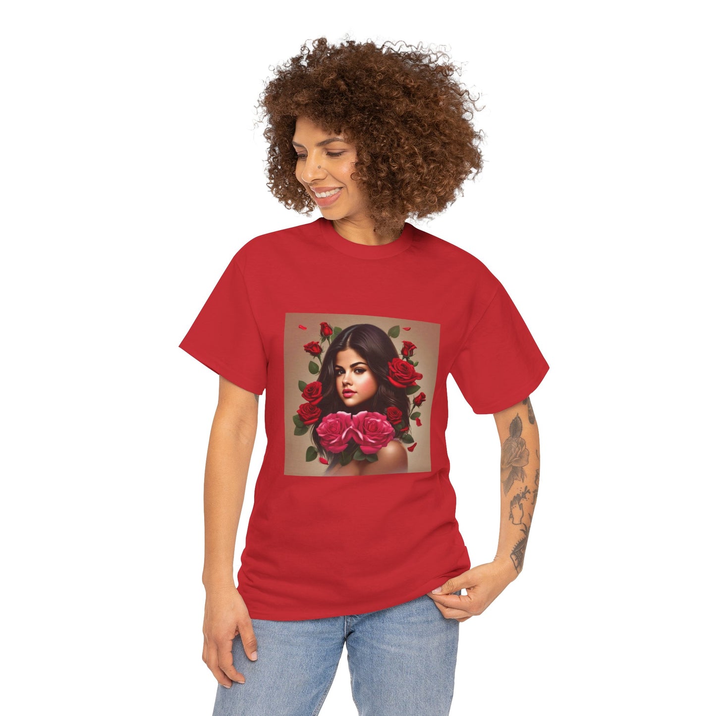 Selena Gomez T Shirt with Hearts