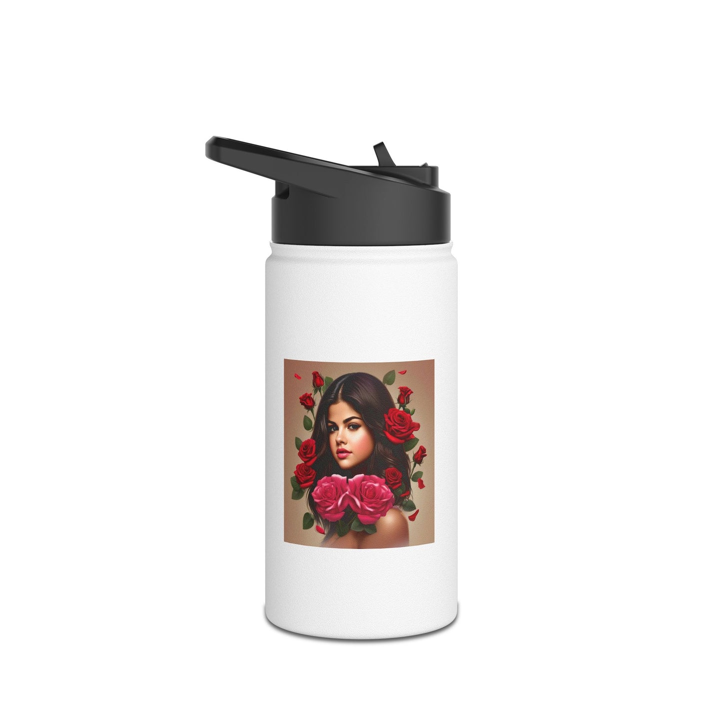 Women Stainless Steel Water Bottle, Standard Lid