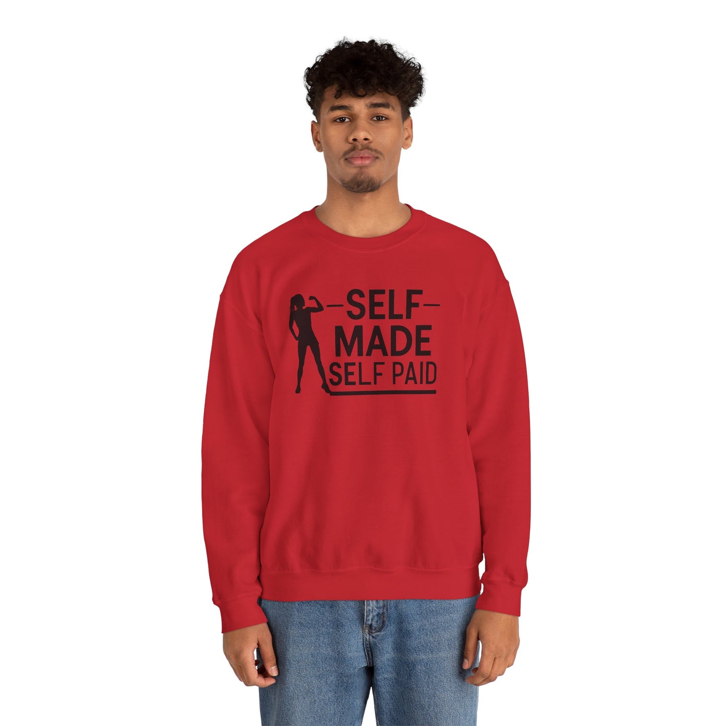 Self Made Self Paid Unisex Heavy Blend™ Crewneck Sweatshirt