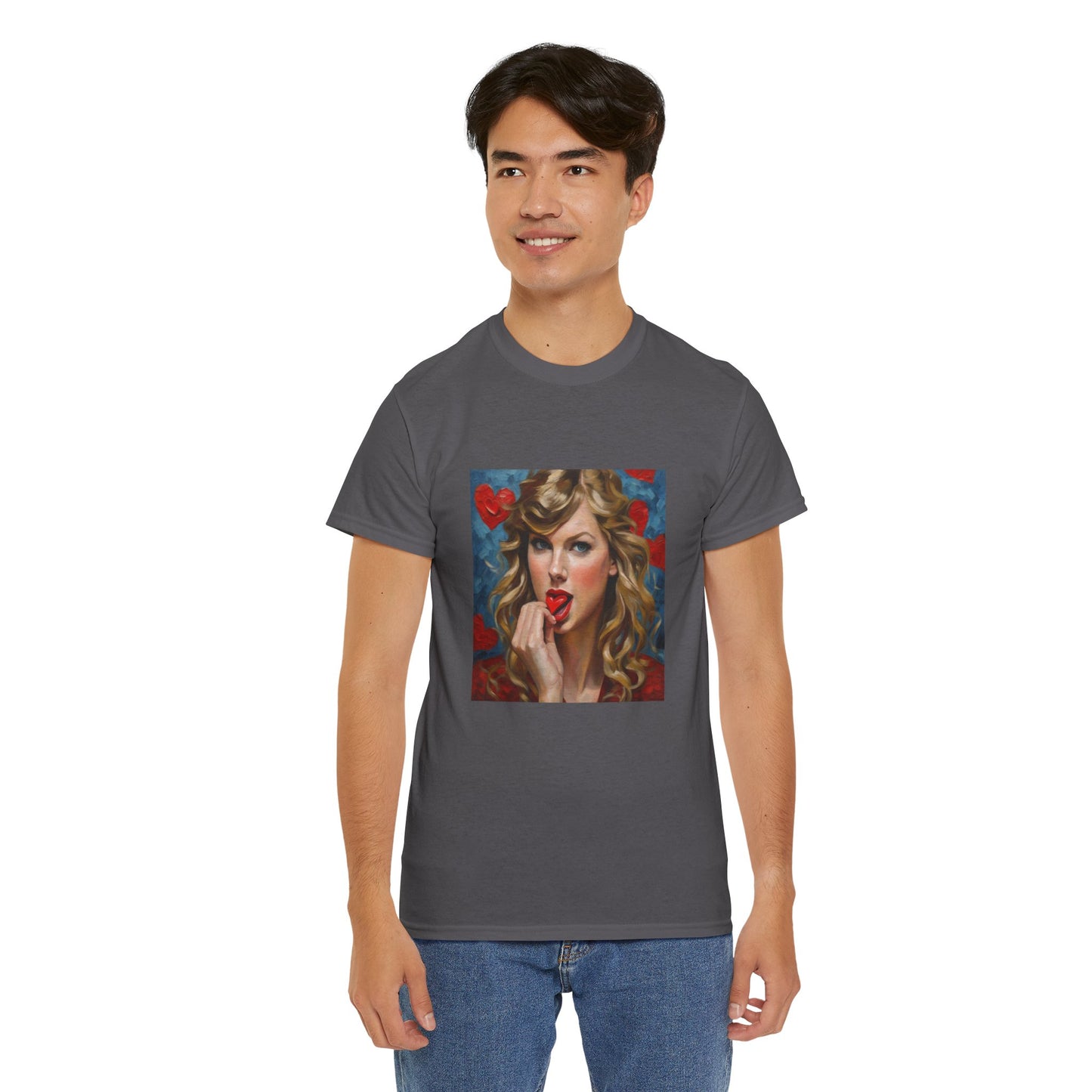 Taylor Swift T Shirt with Hearts