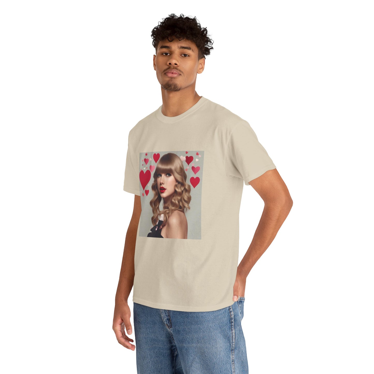 Taylor Swift T Shirt with Hearts