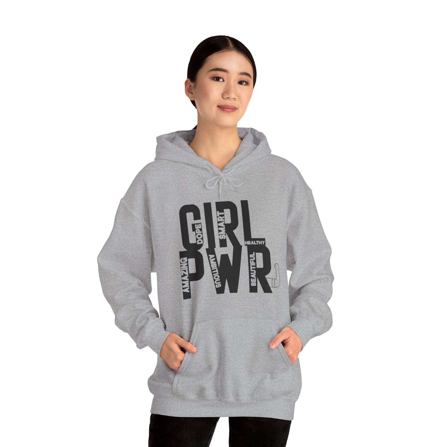 Girl PWR Unisex Heavy Blend™ Hooded Sweatshirt