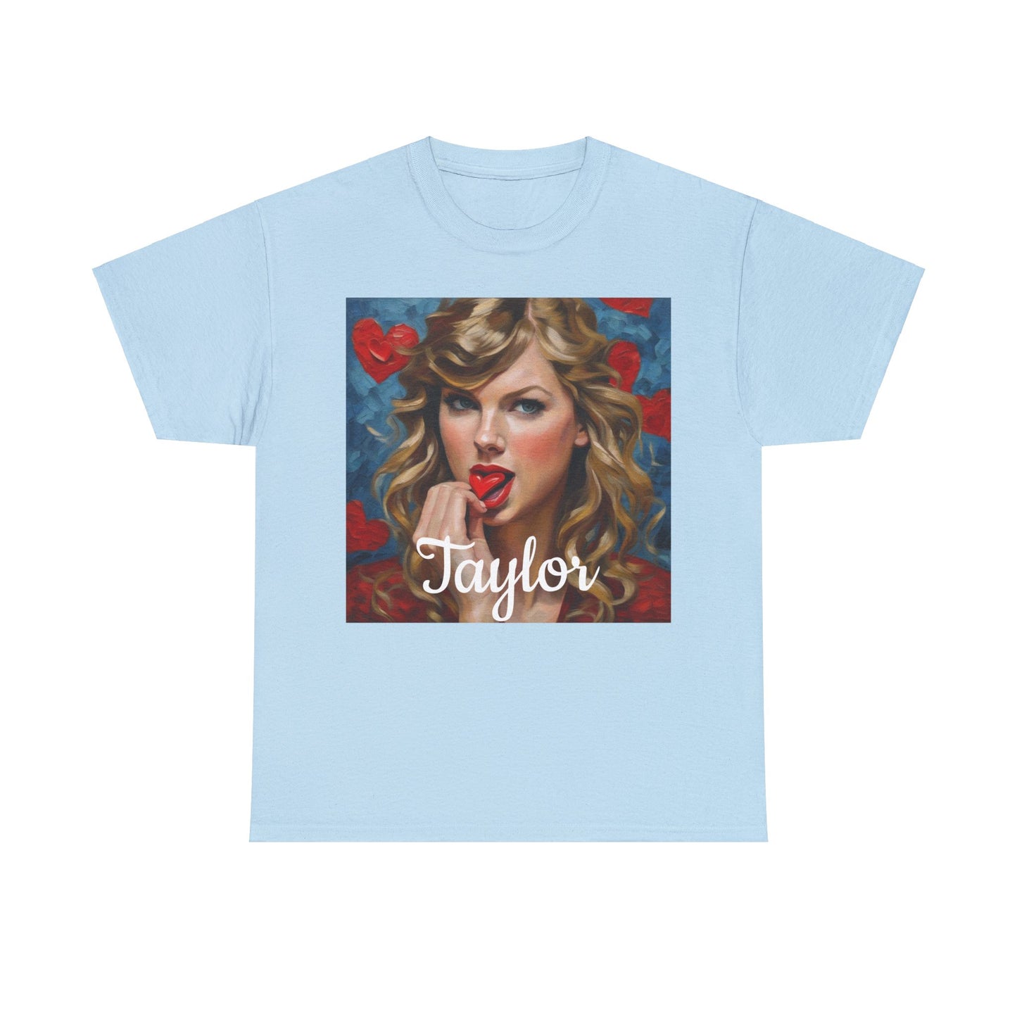 Taylor Swift T Shirt with Hearts