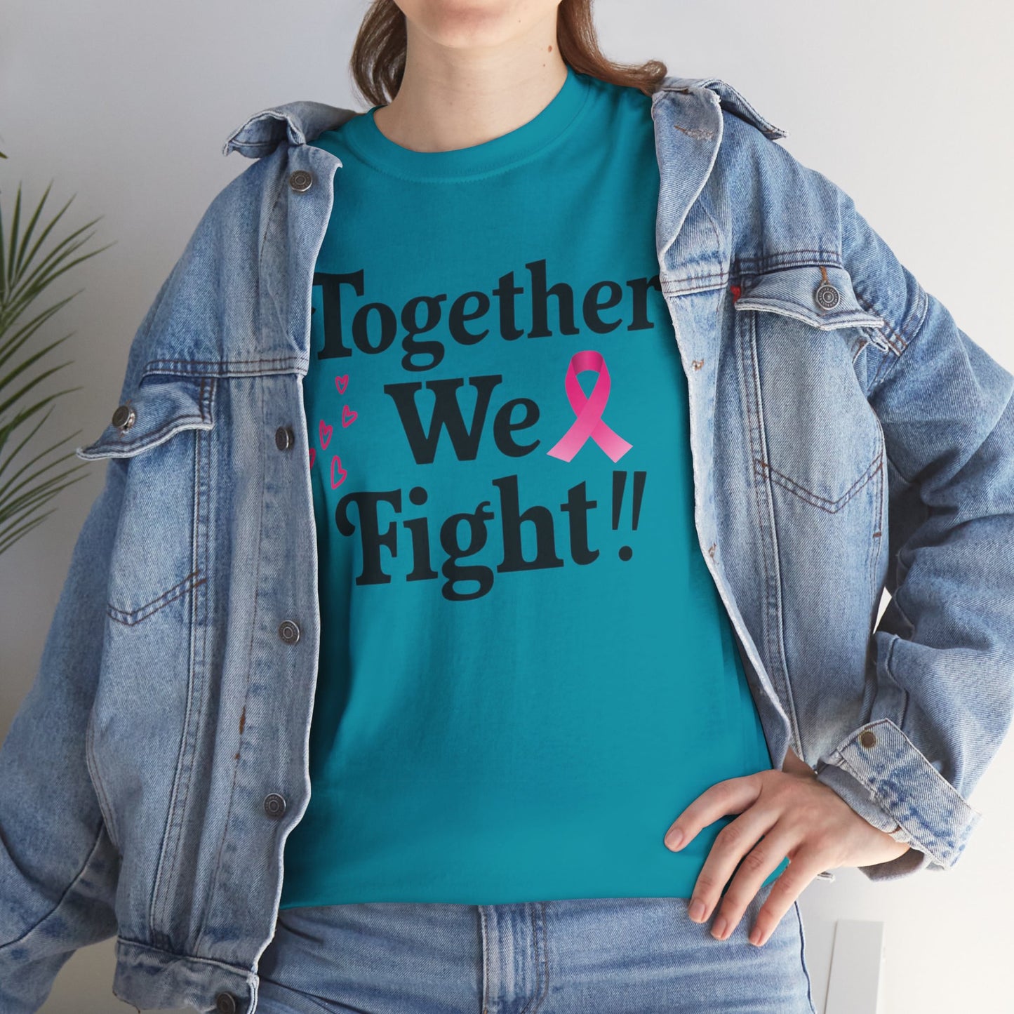 Together We Fight Unisex Heavy Cotton Tee