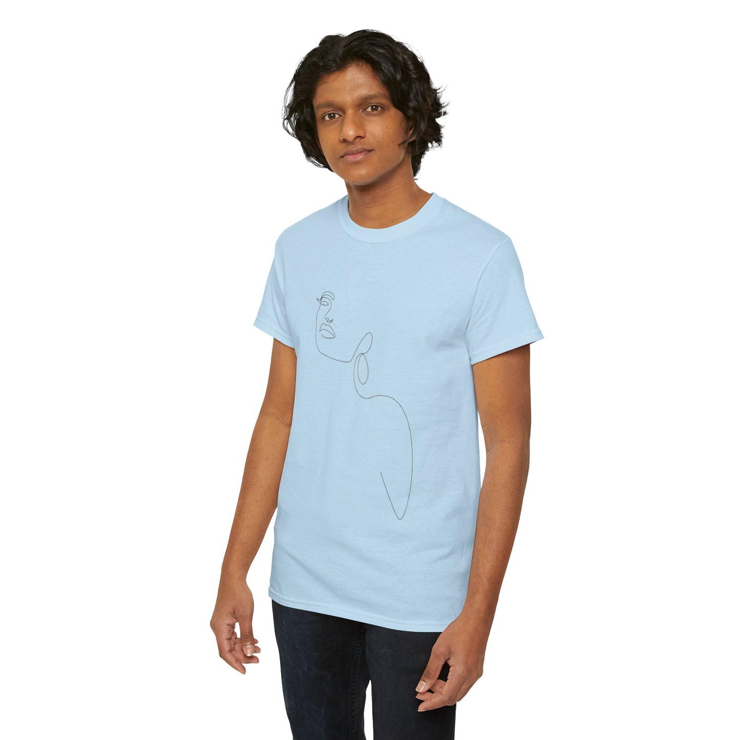 Women Artwork T Shirt with Hearts