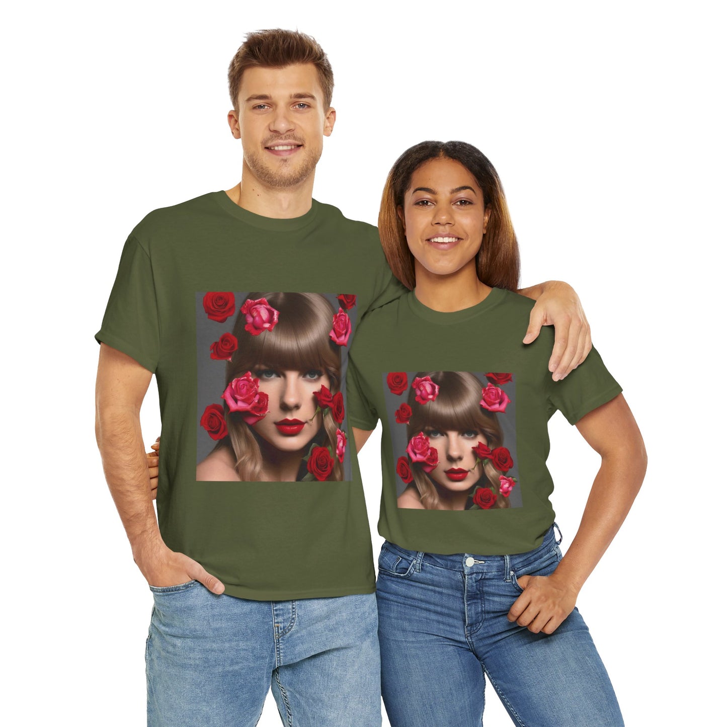 Taylor Swift T Shirt with Hearts