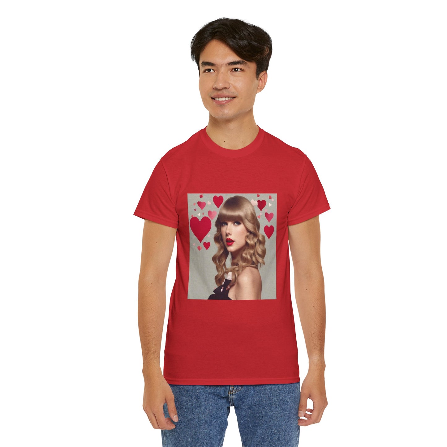Taylor Swift T Shirt with Hearts