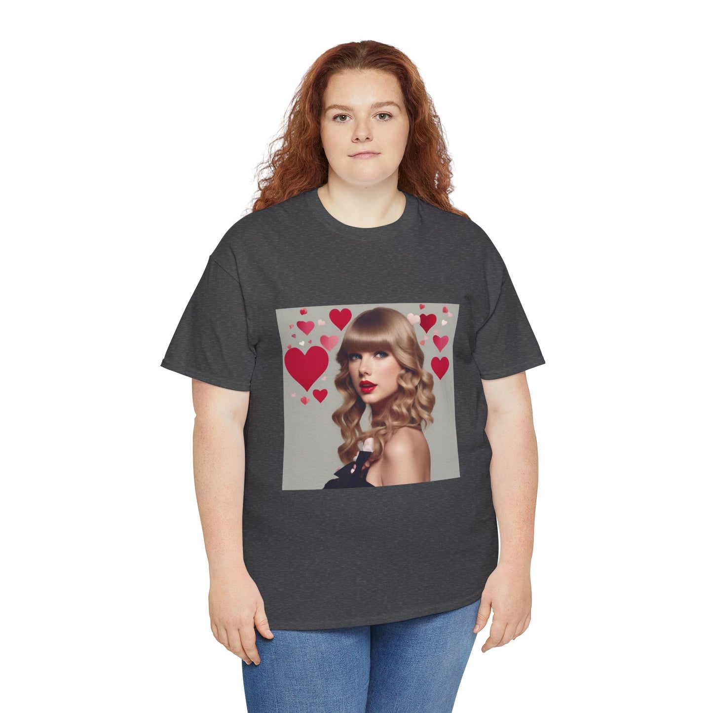 Taylor Swift T Shirt with Hearts