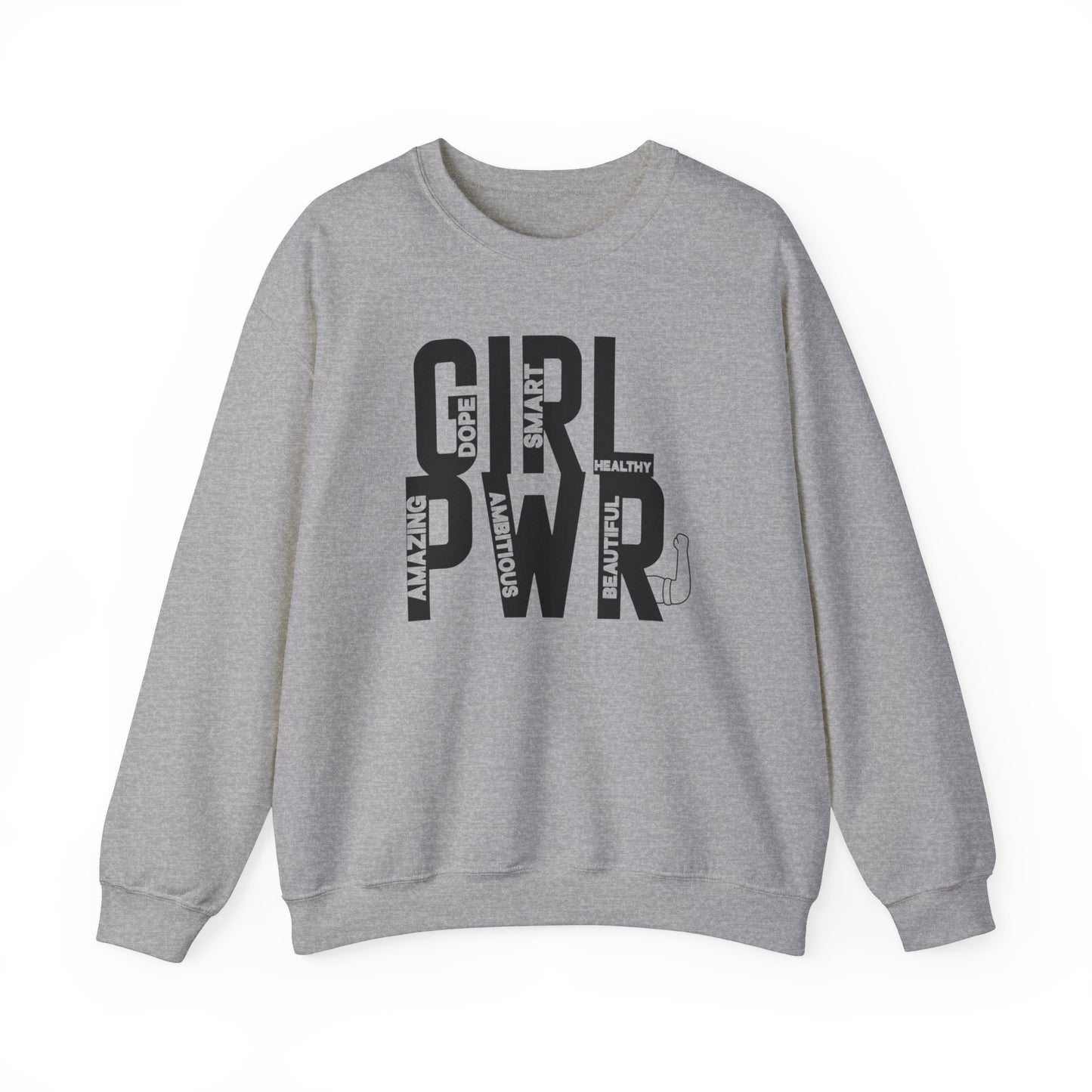 Girl PWR Unisex Heavy Blend™ Crewneck Sweatshirt