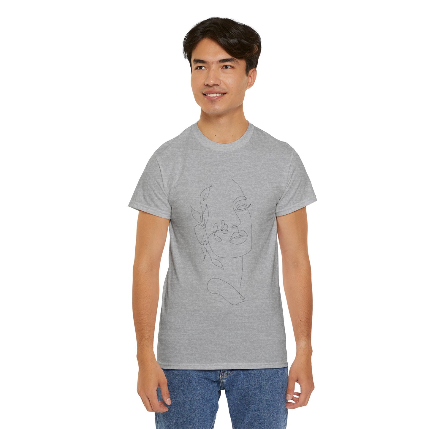 Women Artwork T Shirt with Hearts