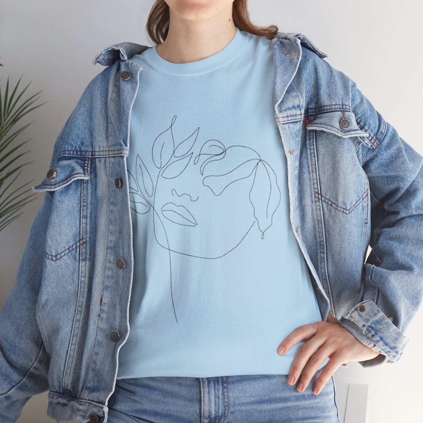 Women Artwork T Shirt with Hearts