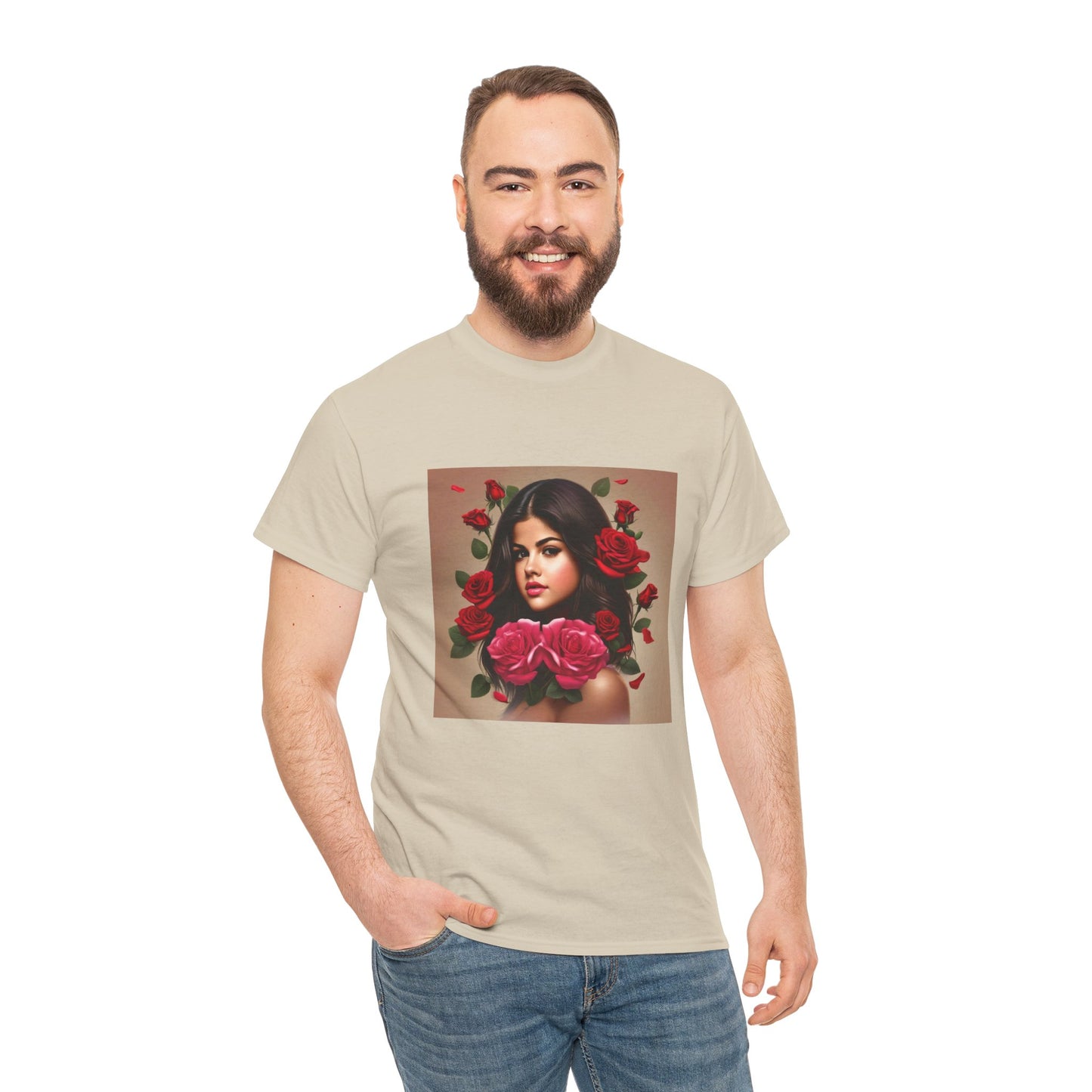 Selena Gomez T Shirt with Hearts