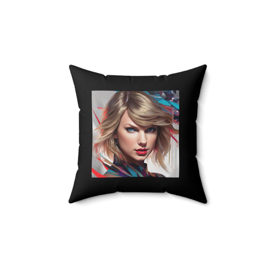 Women Spun Polyester Square Pillow