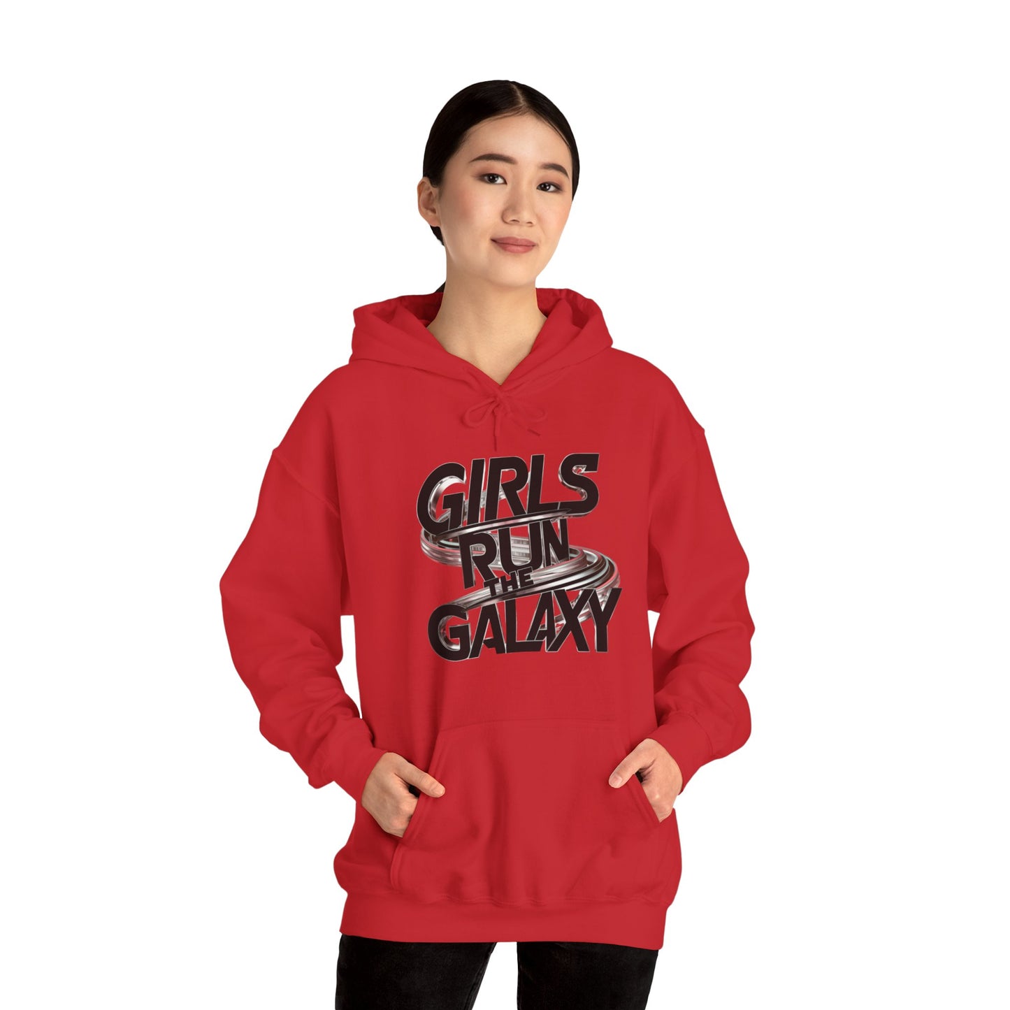 Girls Run Printed Unisex Heavy Blend™ Hooded Sweatshirt