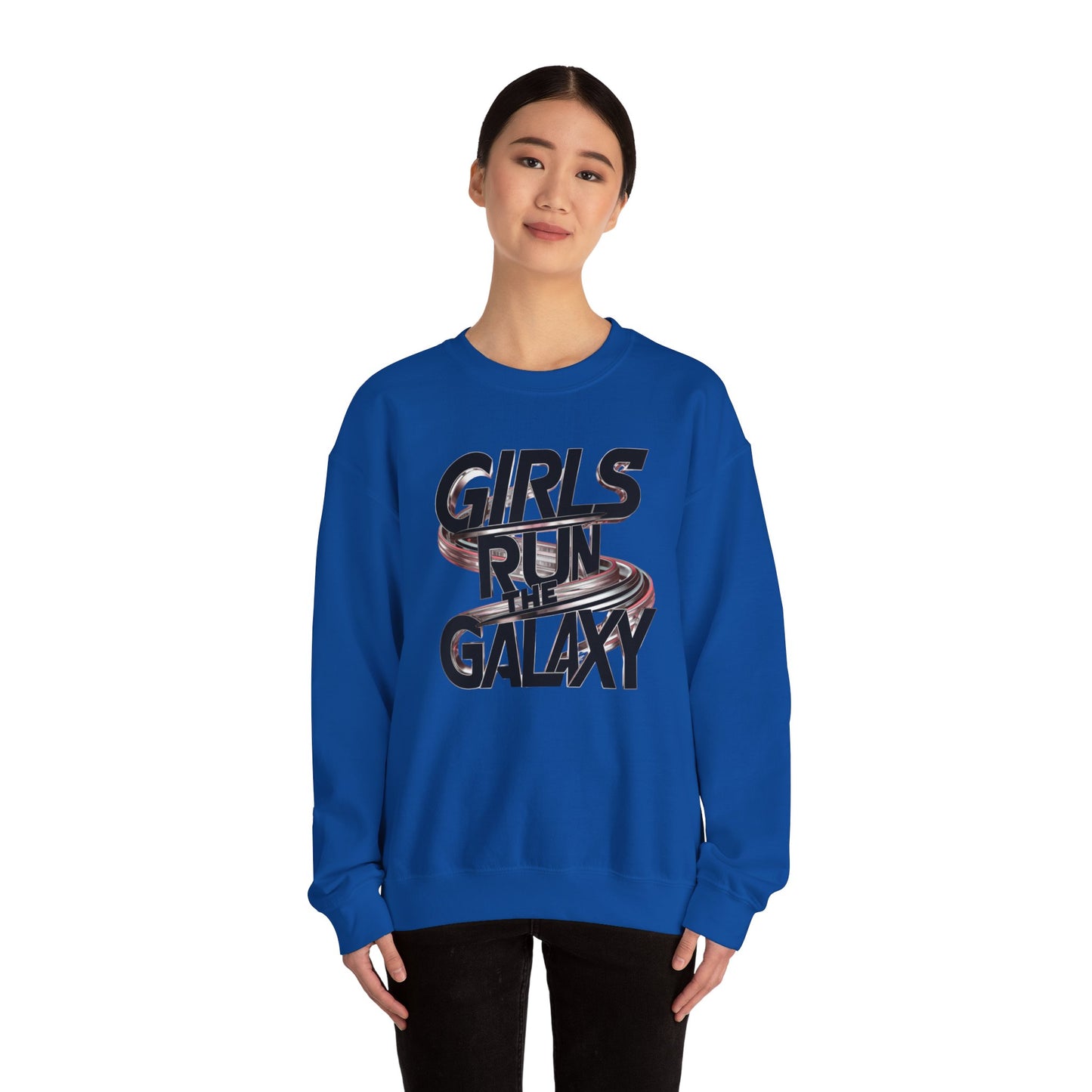 Girls Run The Galaxy Unisex Heavy Blend™ Crewneck Sweatshirt