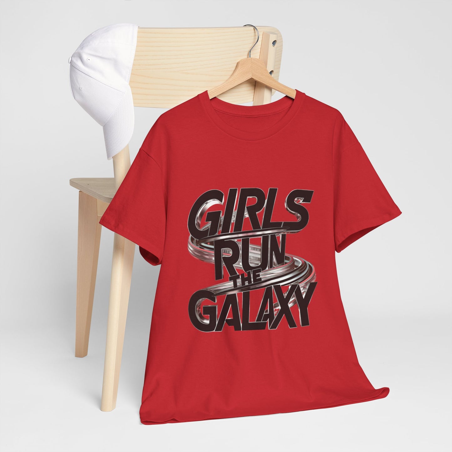 Girl Run The Galaxy T Shirt with Hearts