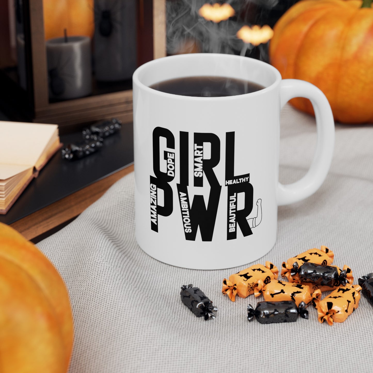 Girl PWR Ceramic Mug, (11oz, 15oz)