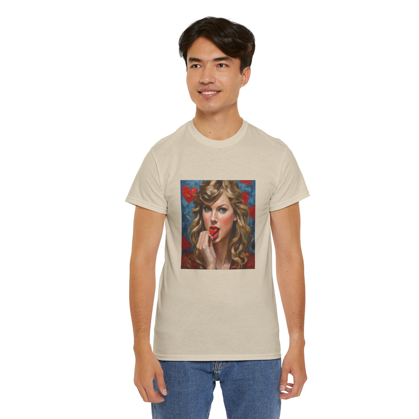 Taylor Swift T Shirt with Hearts