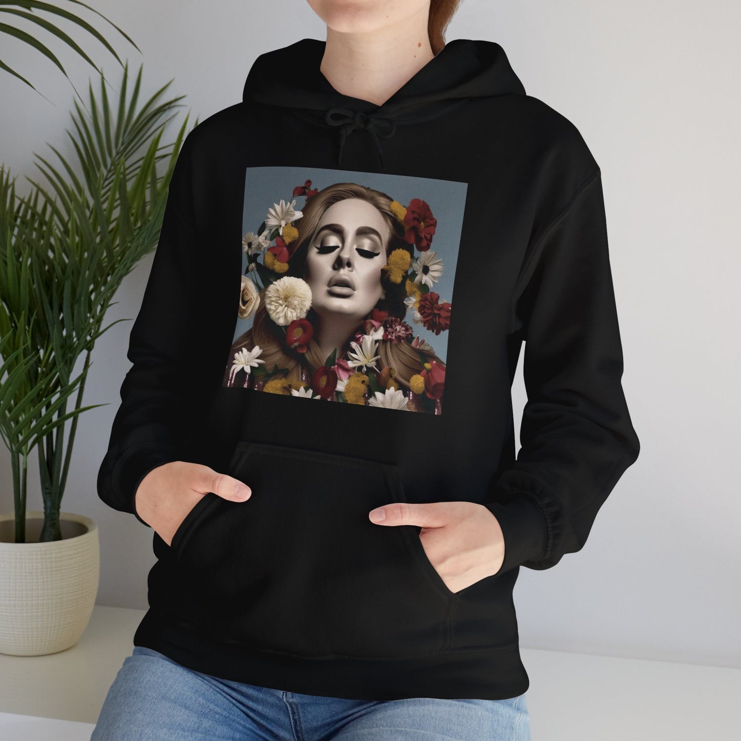 Adele Printed Unisex Heavy Blend™ Hooded Sweatshirt